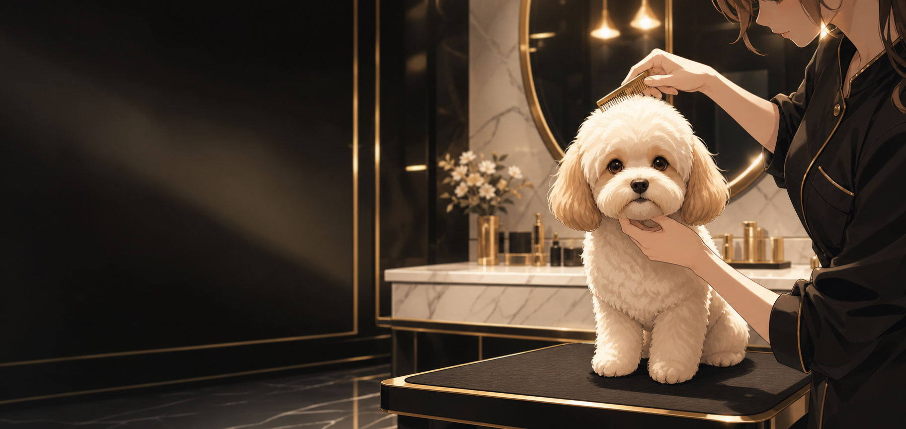 Eleganter Hundesalon Pfotenparadies